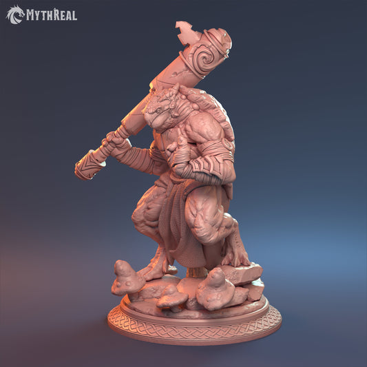 Agost Imakh - Tortle Barbarian Fighter | MythReal Games