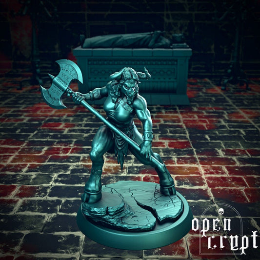 Female Minotaur Barbarian | Open Crypt | TPK Lab