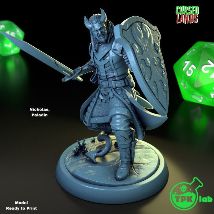 Tiefling Paladin | Cursed Lands | TPK Lab