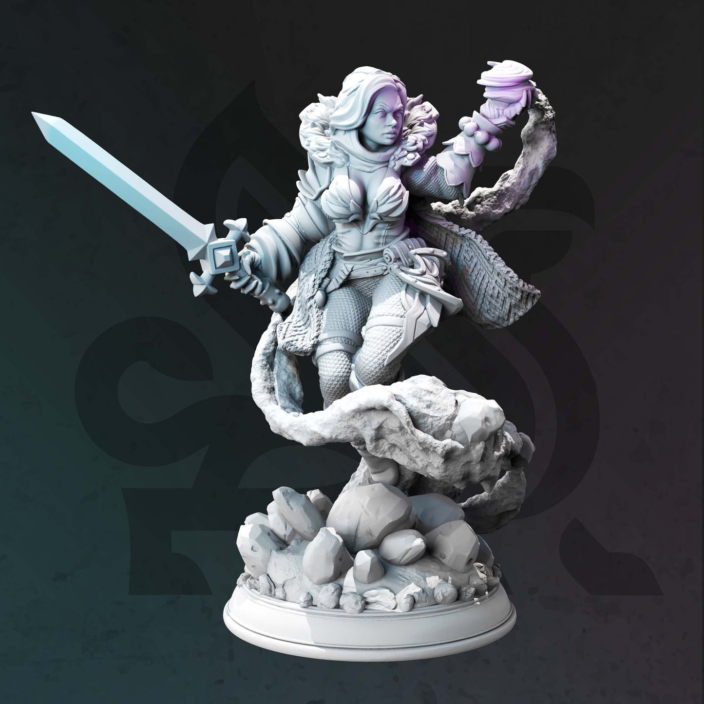 Halfling Sorceress | Frozen Wastes of Oldavor | DM Stash