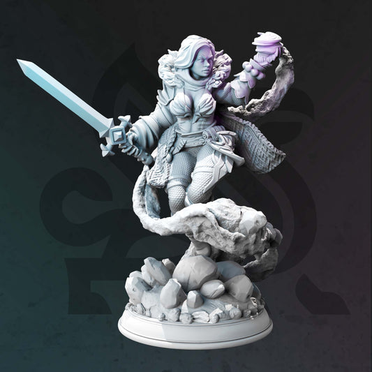 Halfling Sorceress | Frozen Wastes of Oldavor | DM Stash
