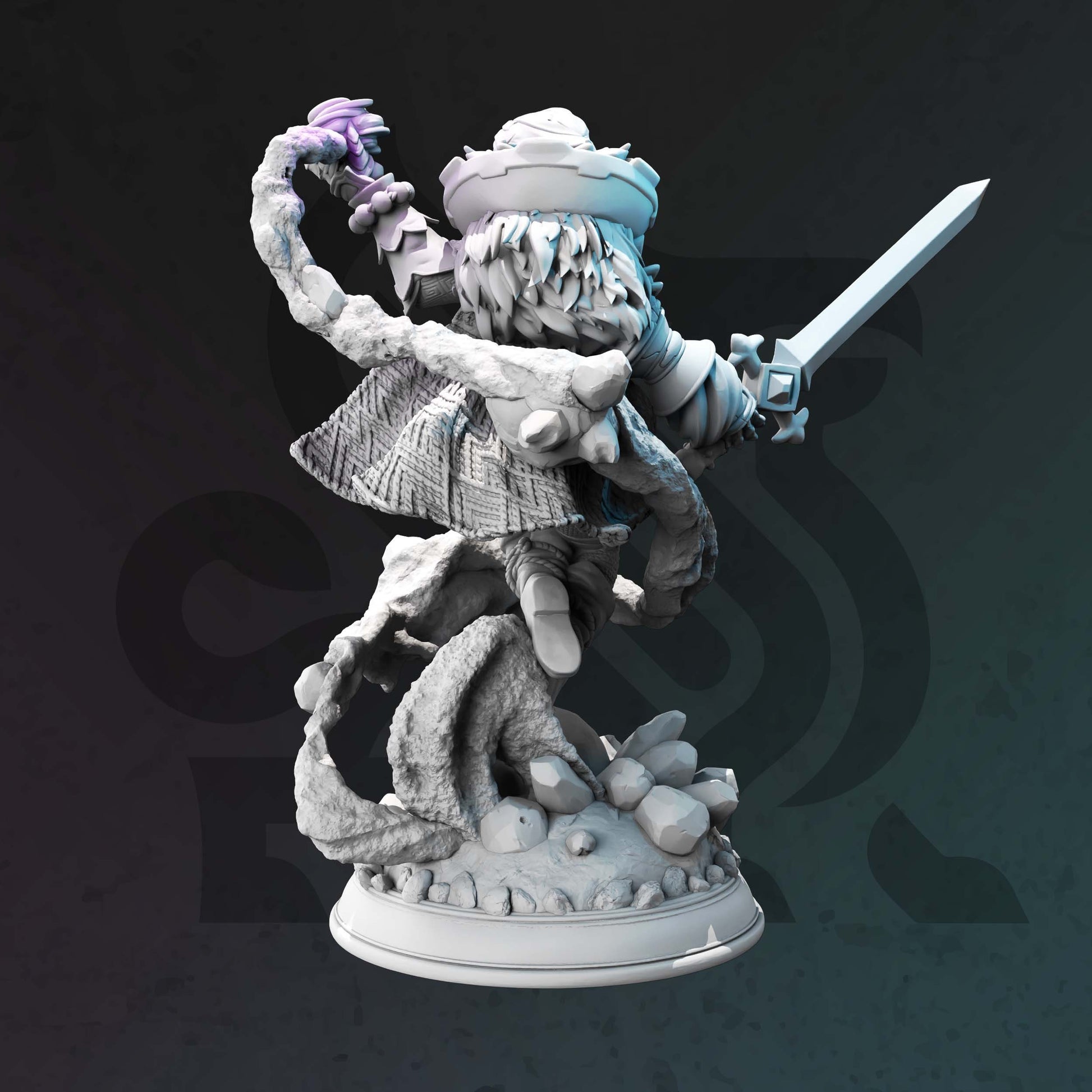 Halfling Sorceress | Frozen Wastes of Oldavor | DM Stash