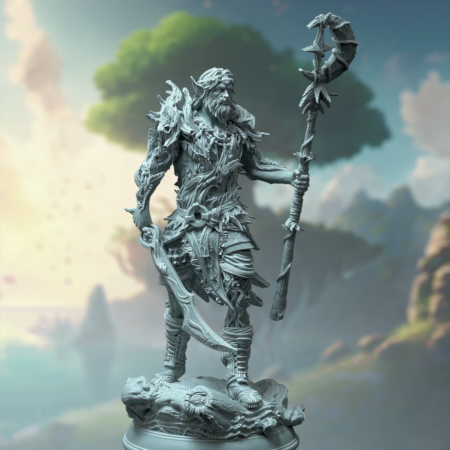 Elf Bark Skin Druid Warden | Feywalkers | DM Stash