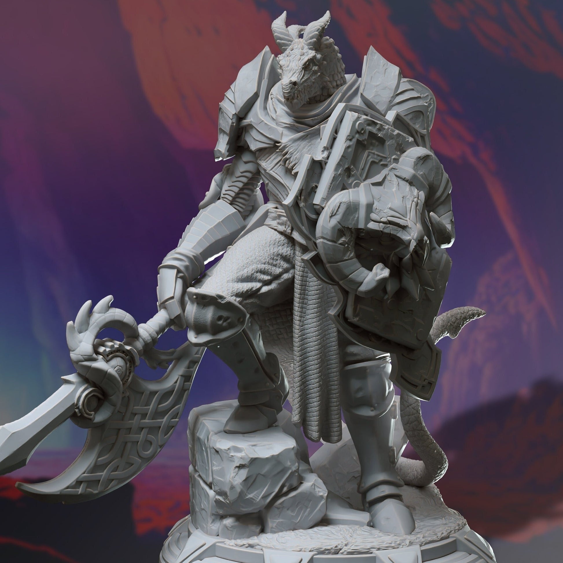 Dragonborn Knight | The Dragon Pact | DM Stash