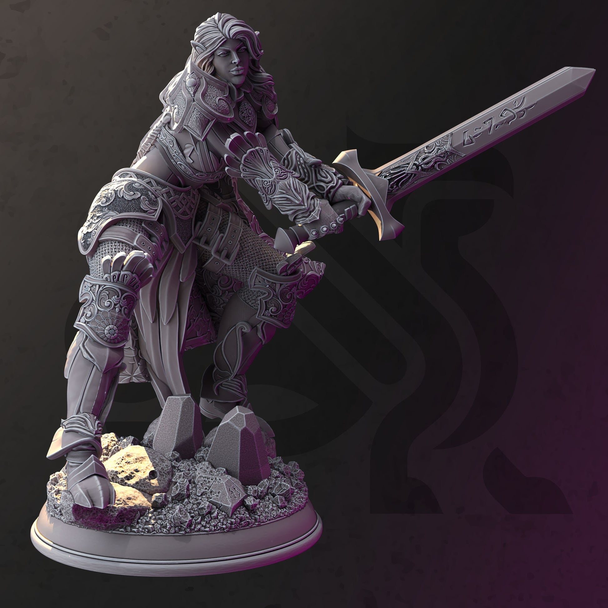 Elf Paladin | The Thawing Dead | DM Stash