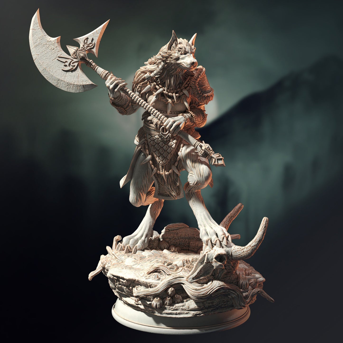 Human Werewolf Barbarian | Call of the Moon | DM Stash