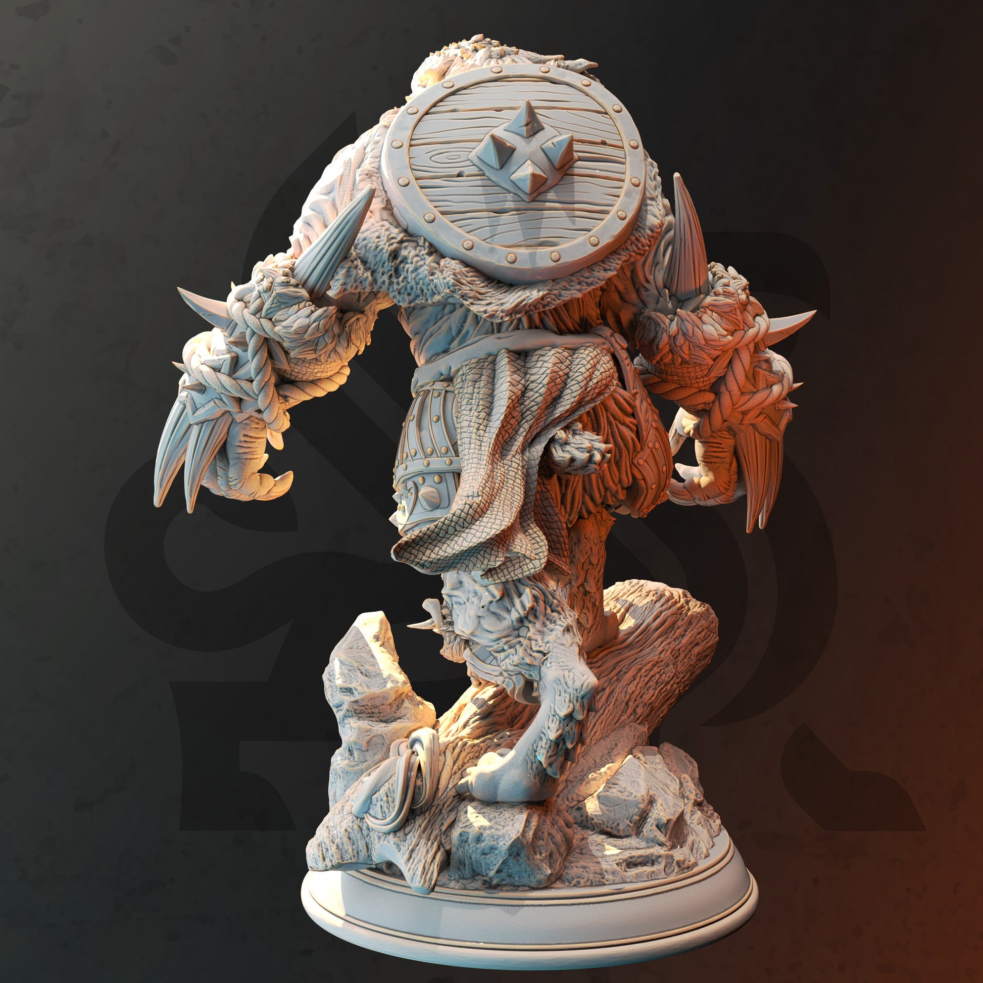 Human Werebear Barbarian | Call of the Moon | DM Stash