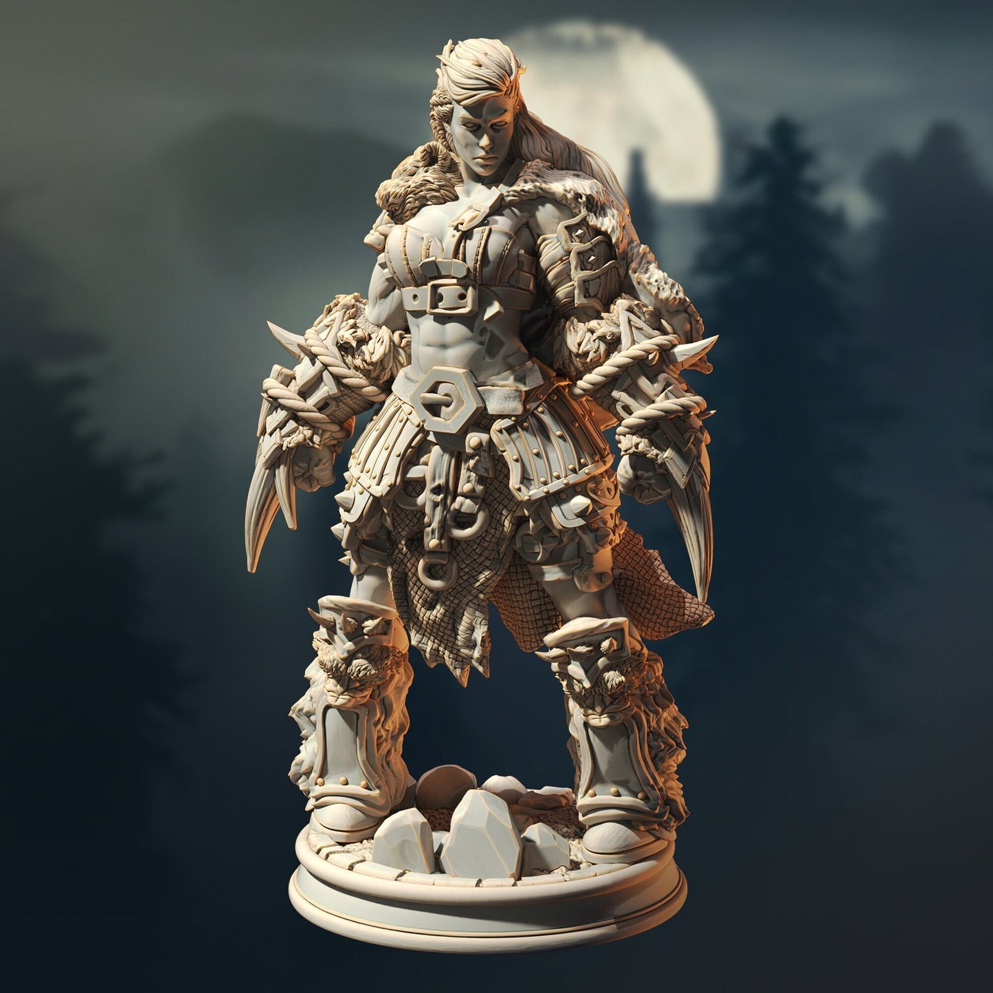 Human Werebear Barbarian | Call of the Moon | DM Stash