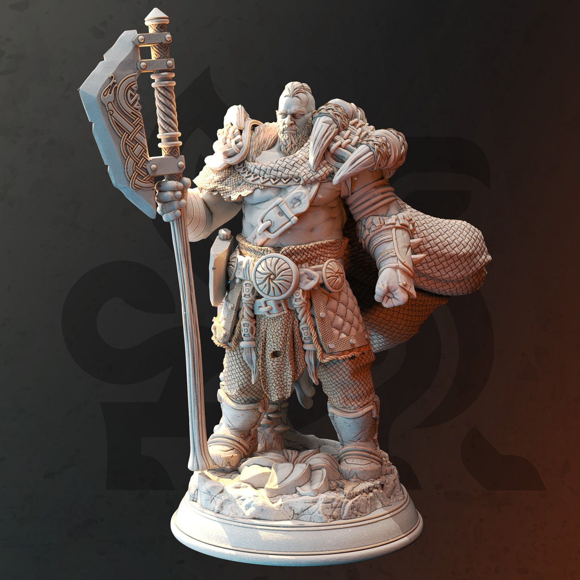 Human Werebear Barbarian | Call of the Moon | DM Stash
