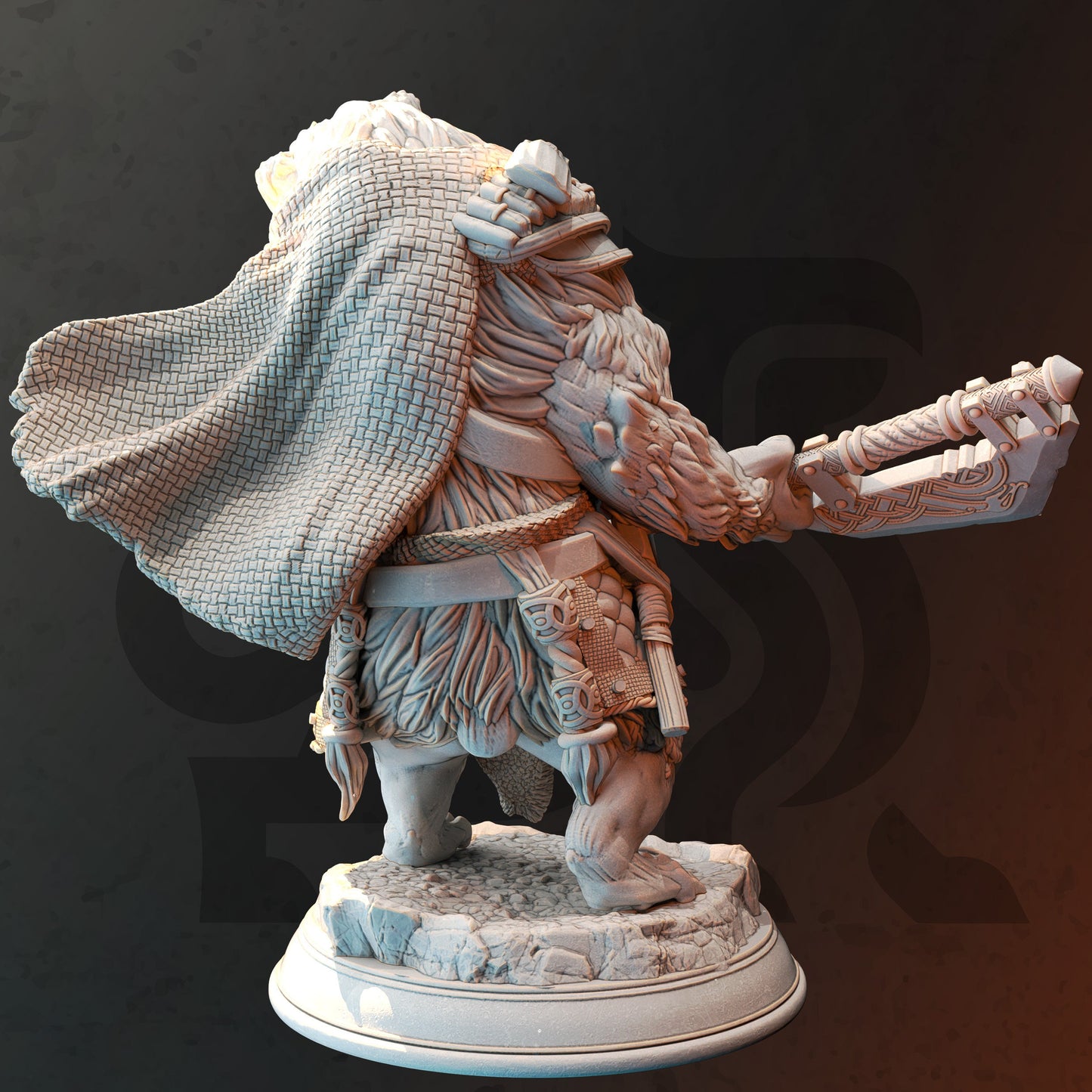 Human Werebear Barbarian | Call of the Moon | DM Stash