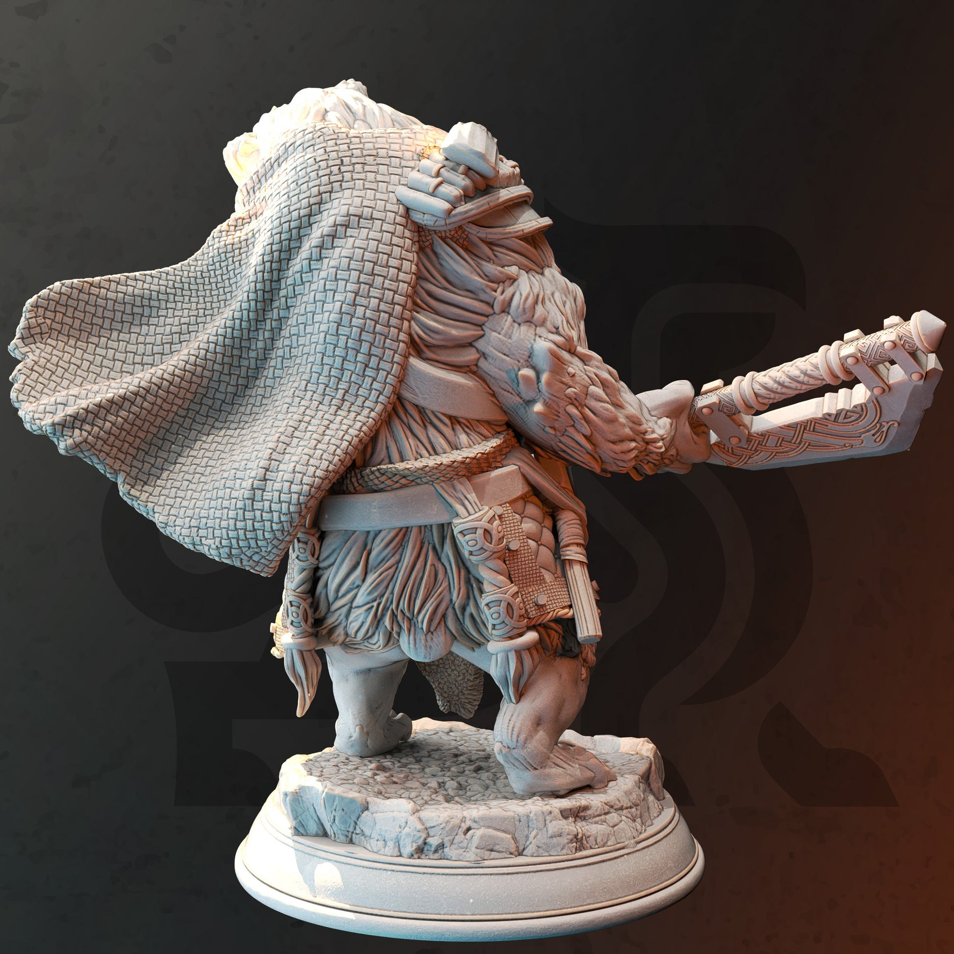 Human Werebear Barbarian | Call of the Moon | DM Stash
