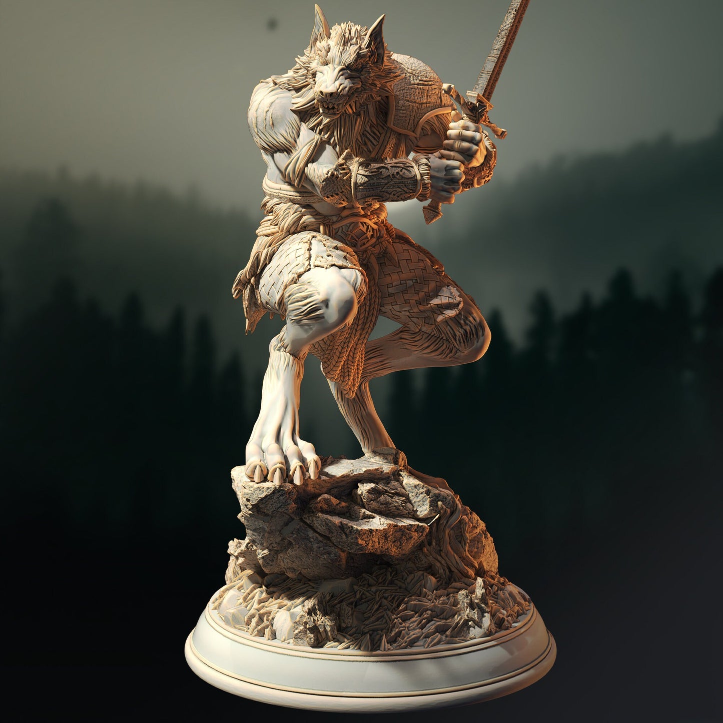Human Werewolf Barbarian | Call of the Moon | DM Stash