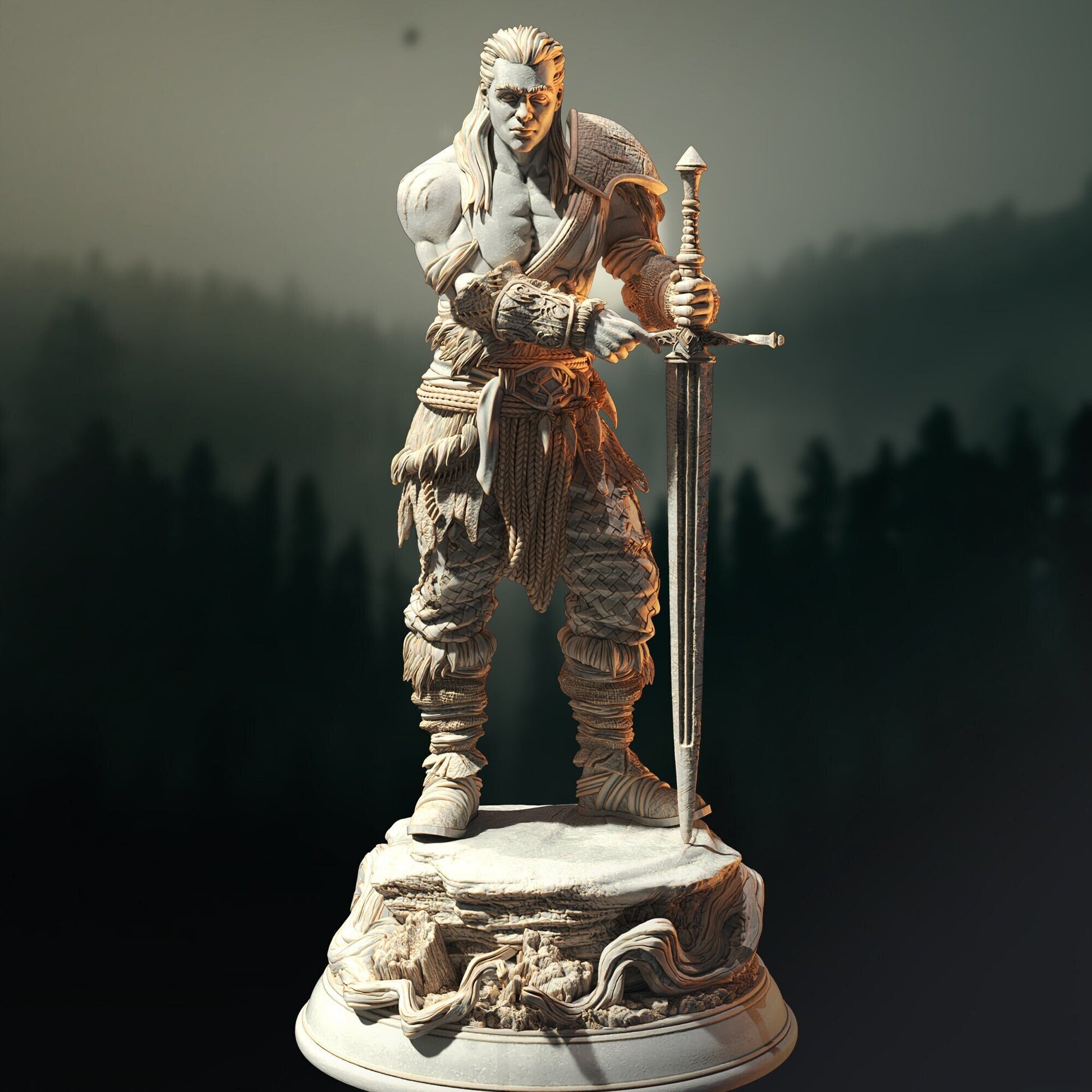 Human Werewolf Barbarian | Call of the Moon | DM Stash