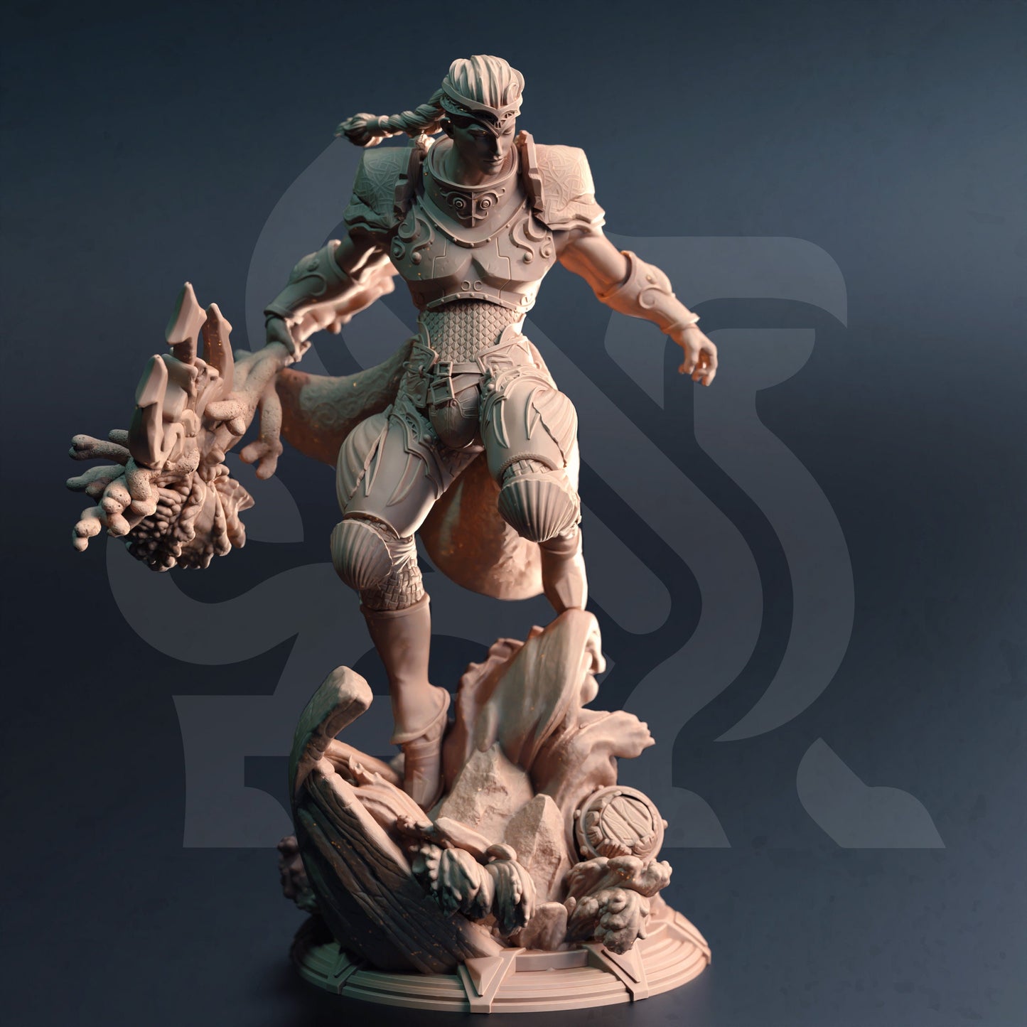 Human Cleric of the Sea | Darkest Depths | DM Stash
