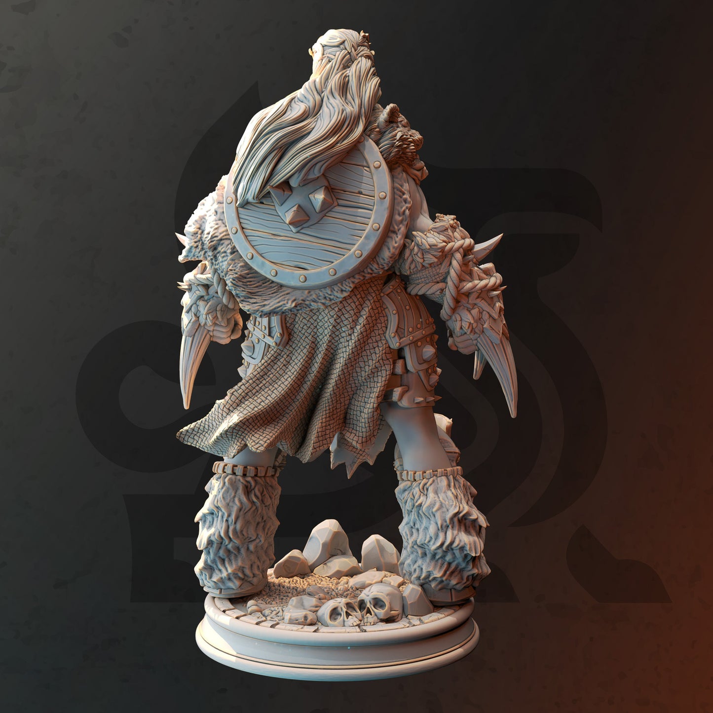 Human Werebear Barbarian | Call of the Moon | DM Stash