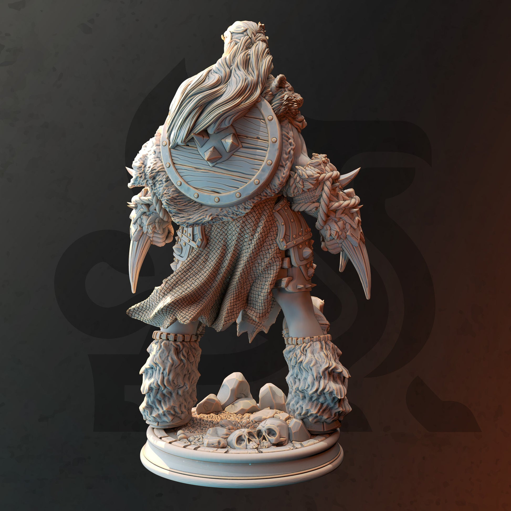 Human Werebear Barbarian | Call of the Moon | DM Stash