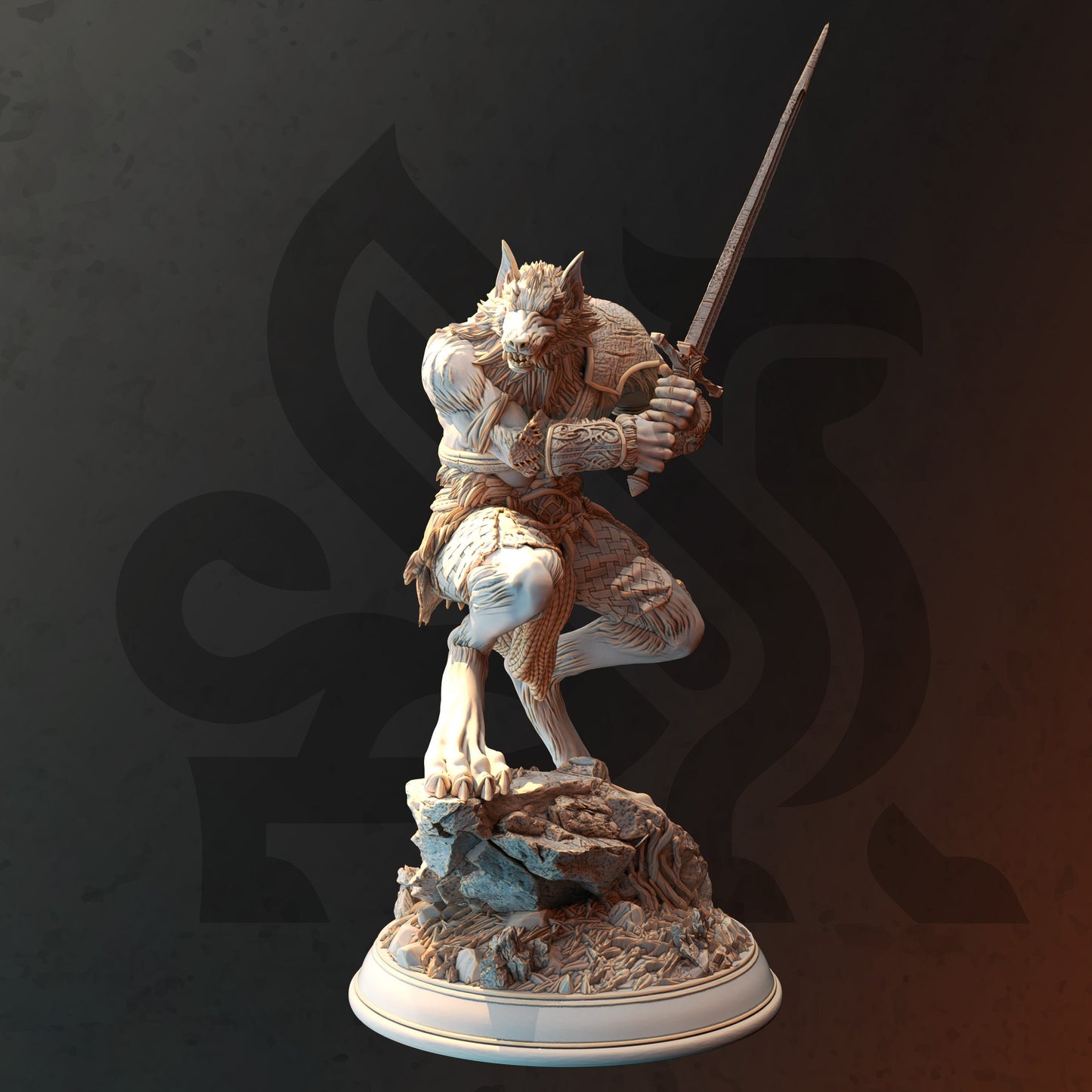 Human Werewolf Barbarian | Call of the Moon | DM Stash