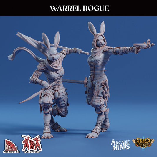 Rabbit Folk Rogue | Risky Racing | Arcane Minis