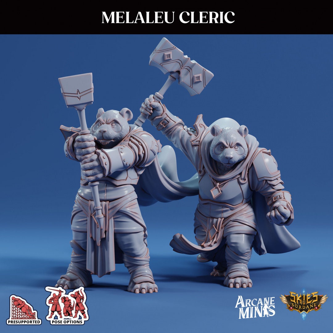 Pandaren Cleric | Risky Racing | Arcane Minis