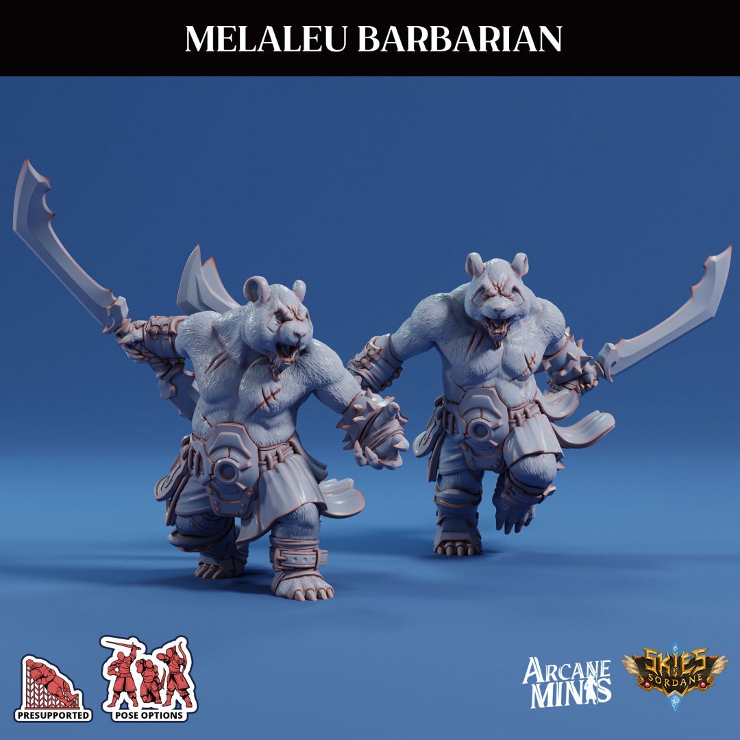 Pandaren Barbarian | Risky Racing | Arcane Minis