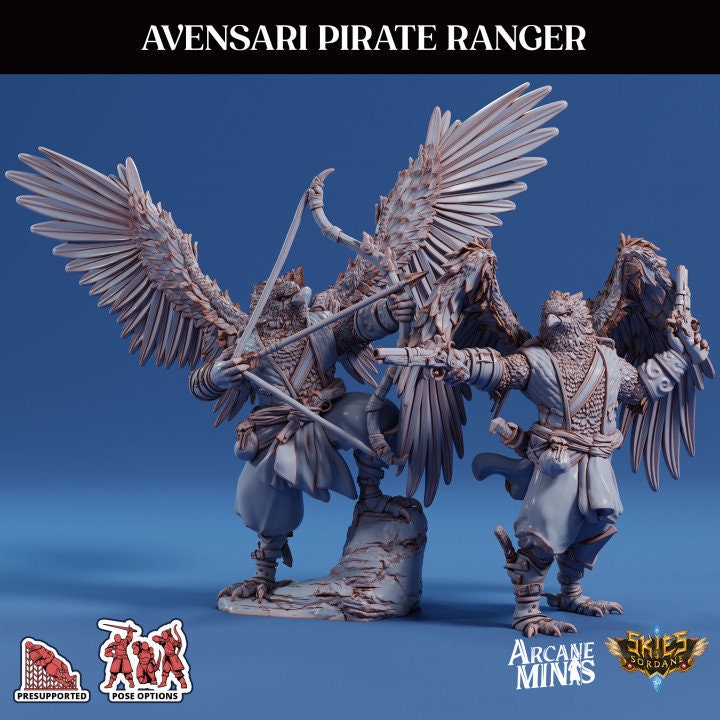 Aarakocra Ranger | Swindler's Luck | Arcane Minis