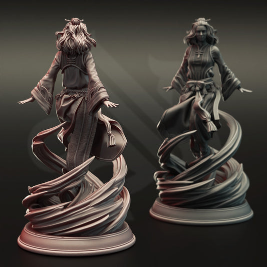 Air Genasi, Avia Shun - Aeromancer | Orcish Incursion | DM Stash