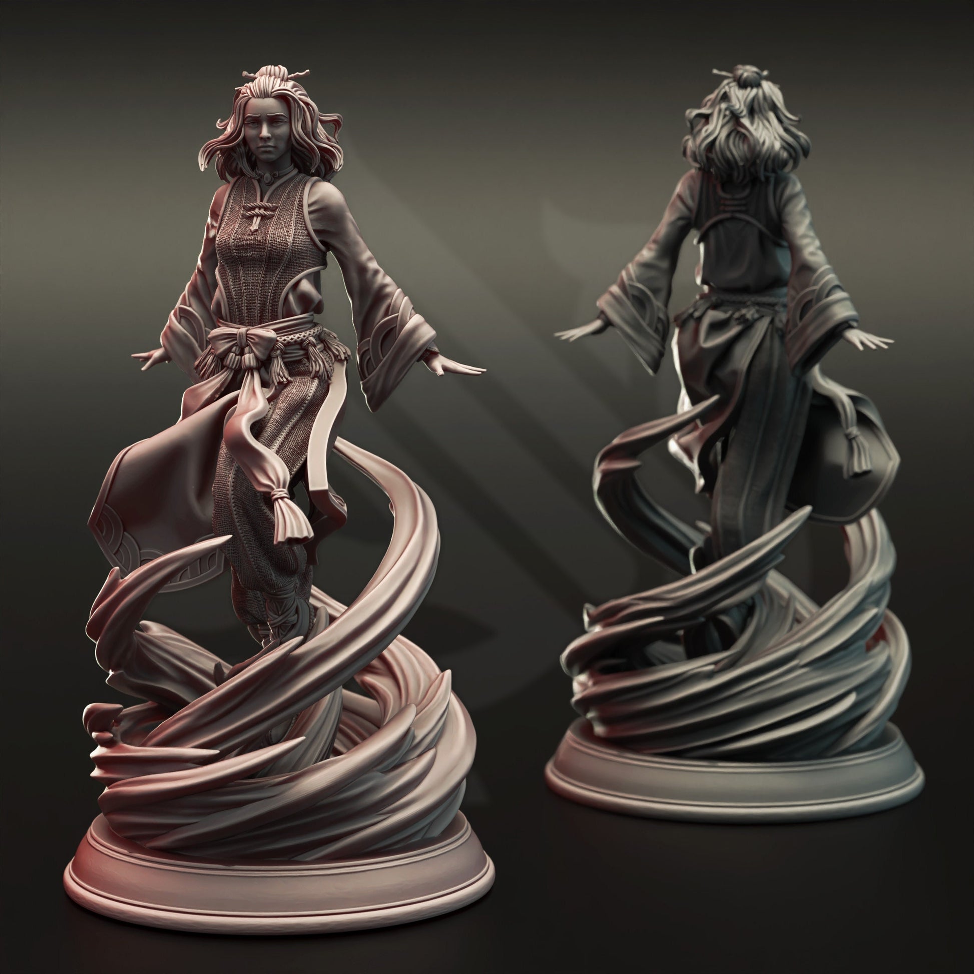 Air Genasi, Avia Shun - Aeromancer | Orcish Incursion | DM Stash