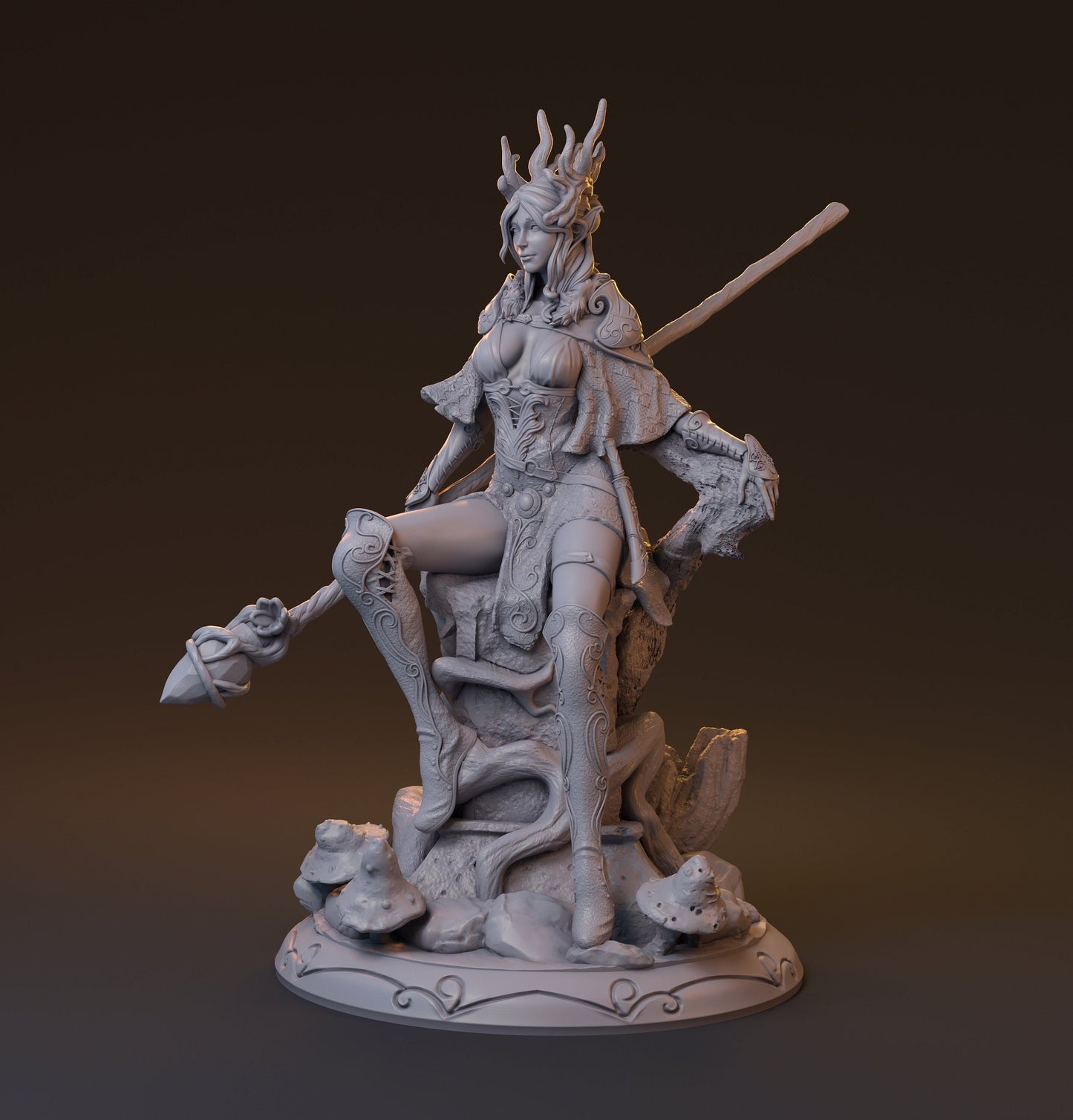 Elf Druid, Aelet Paktin | Anumaan Forests | MythReal Games