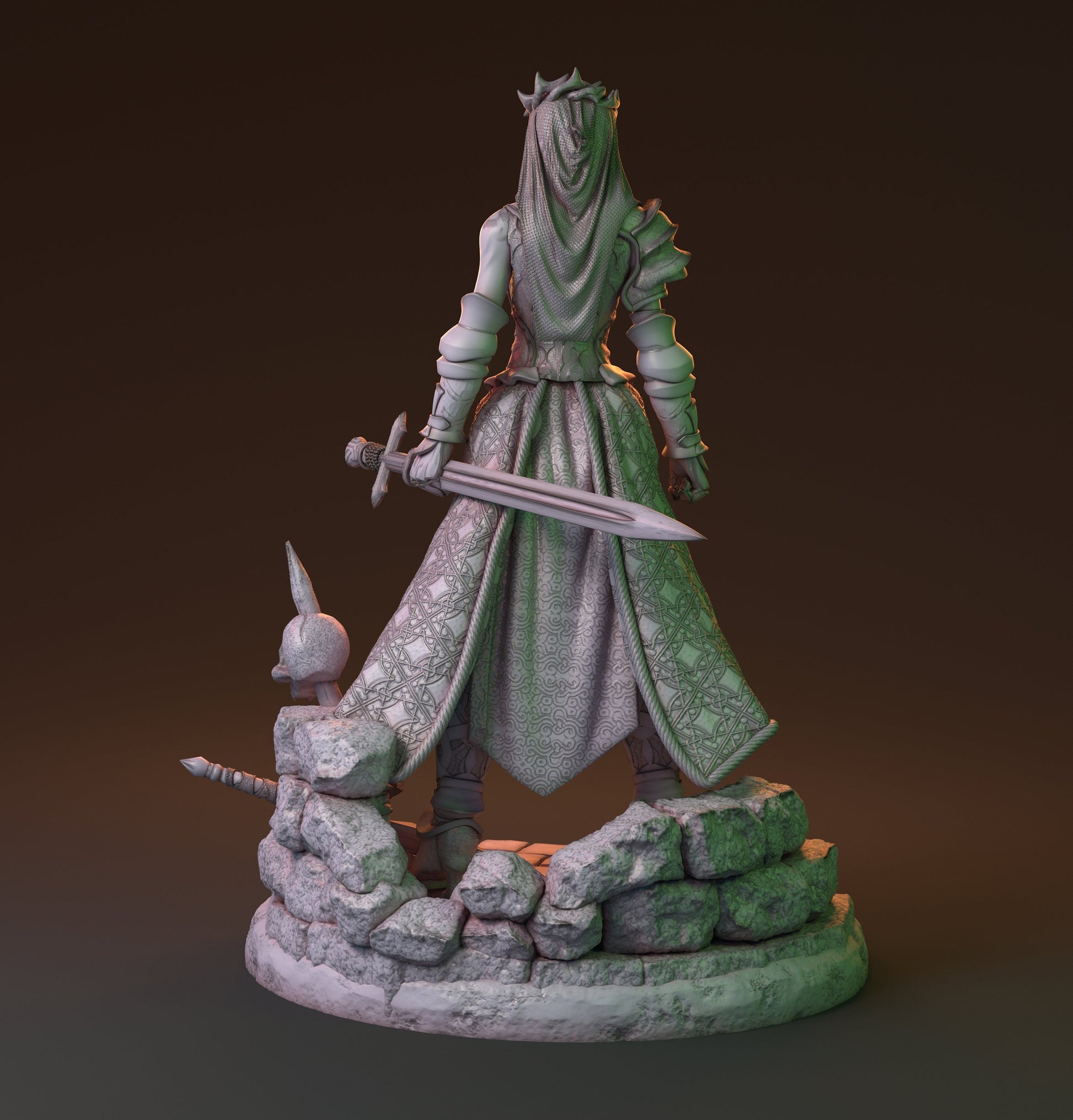 Human Cleric, Celestine | The Dark Fates | MythReal Games