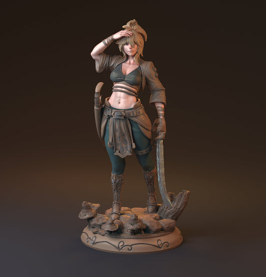 Elf Fighter, Olistin Alatel | Anumaan Forests | MythReal Games