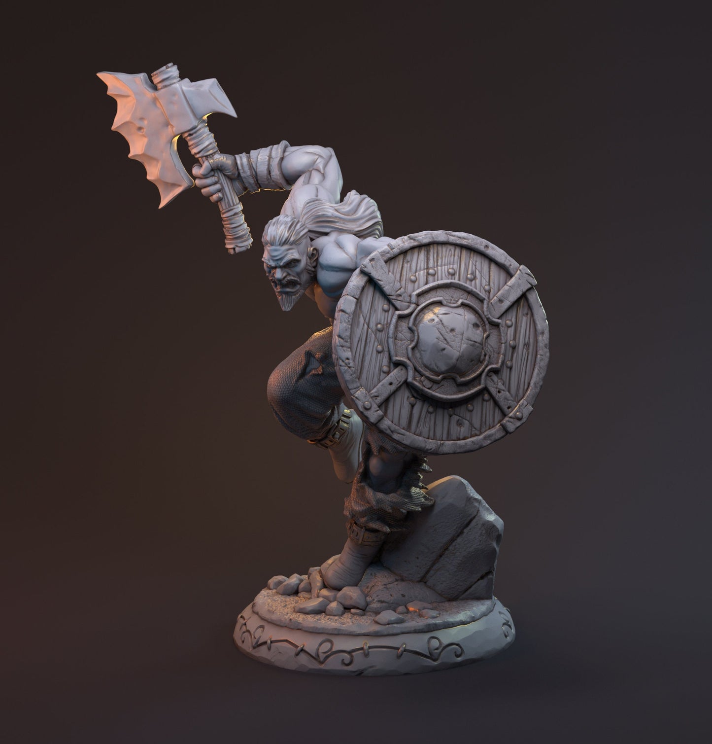 Human Barbarian | Gunnulv Vuvar| MythReal Games