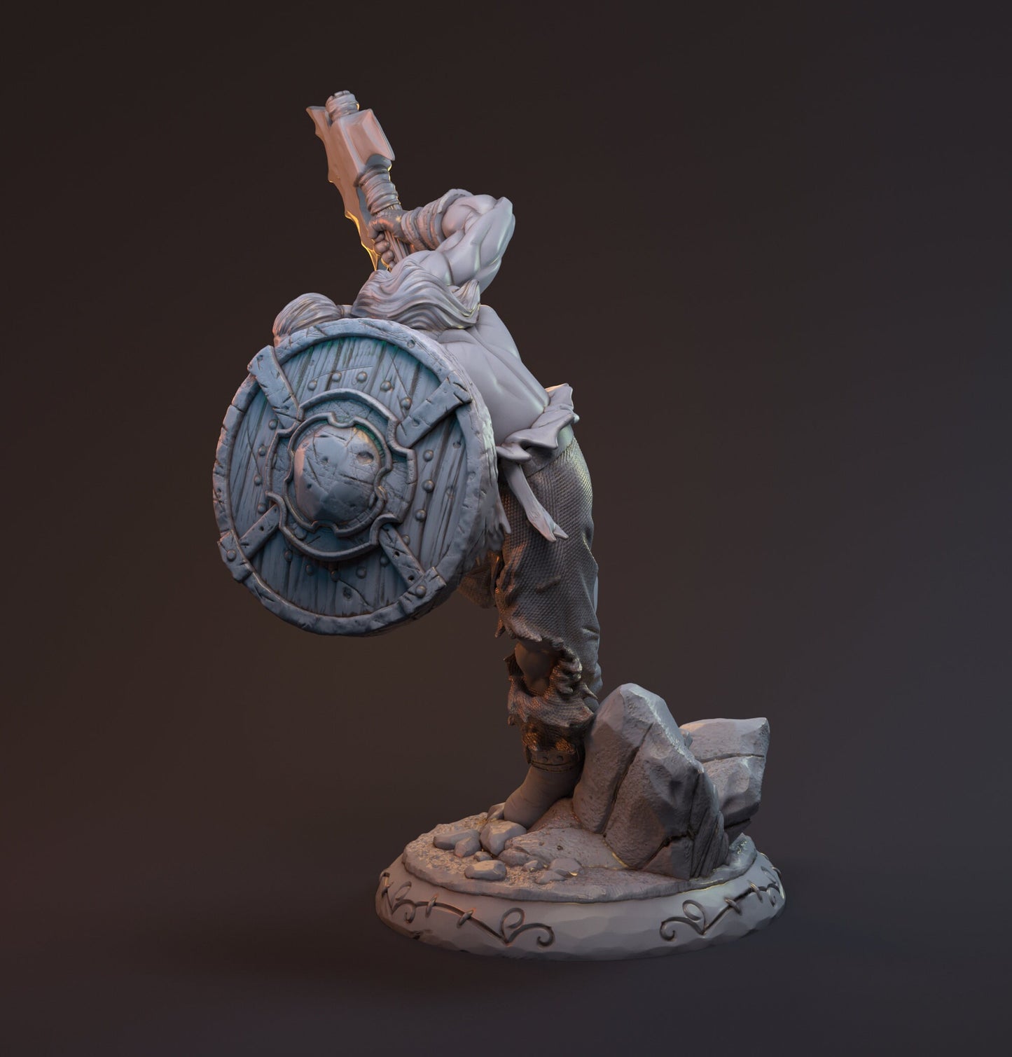 Human Barbarian | Gunnulv Vuvar| MythReal Games