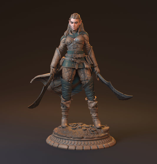 Elf Fighter, Alamanta Sondt | Anumaan Forests | MythReal Games