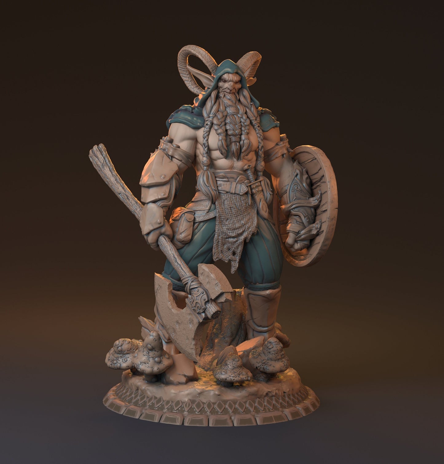 Satyr Fighter, Kordak Haemon | Anumaan Forests | MythReal Games