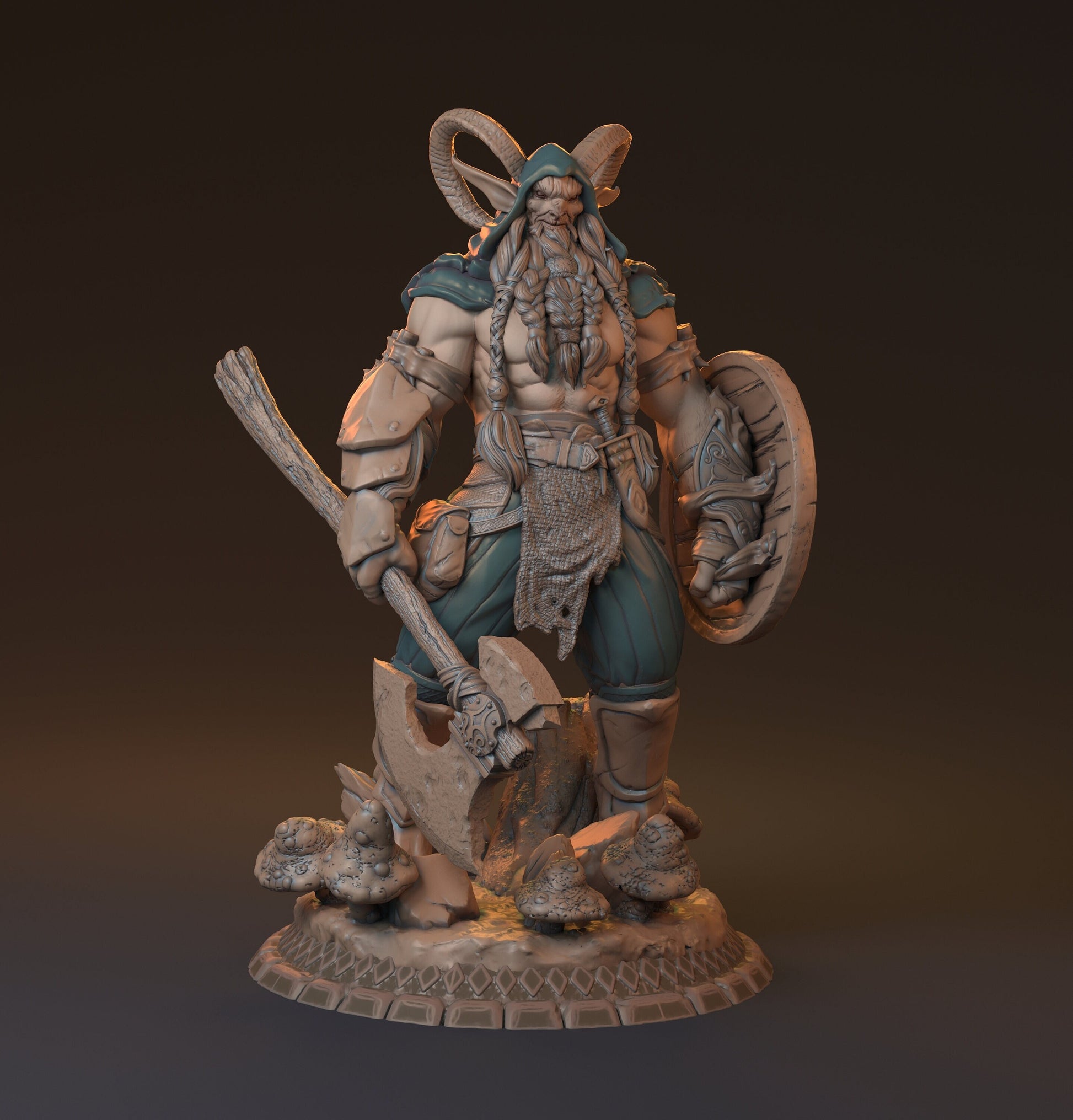 Satyr Fighter, Kordak Haemon | Anumaan Forests | MythReal Games