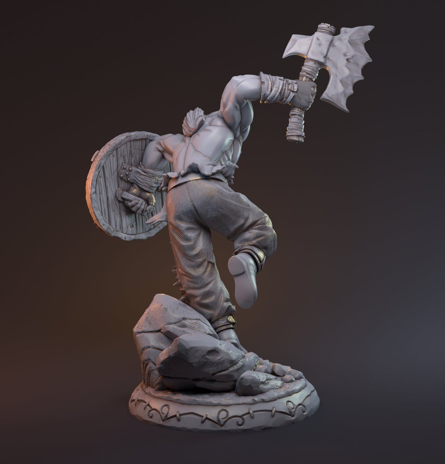 Human Barbarian | Gunnulv Vuvar| MythReal Games