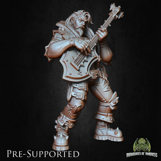 Magnus The Outsider Bard | Miniatures of Madness