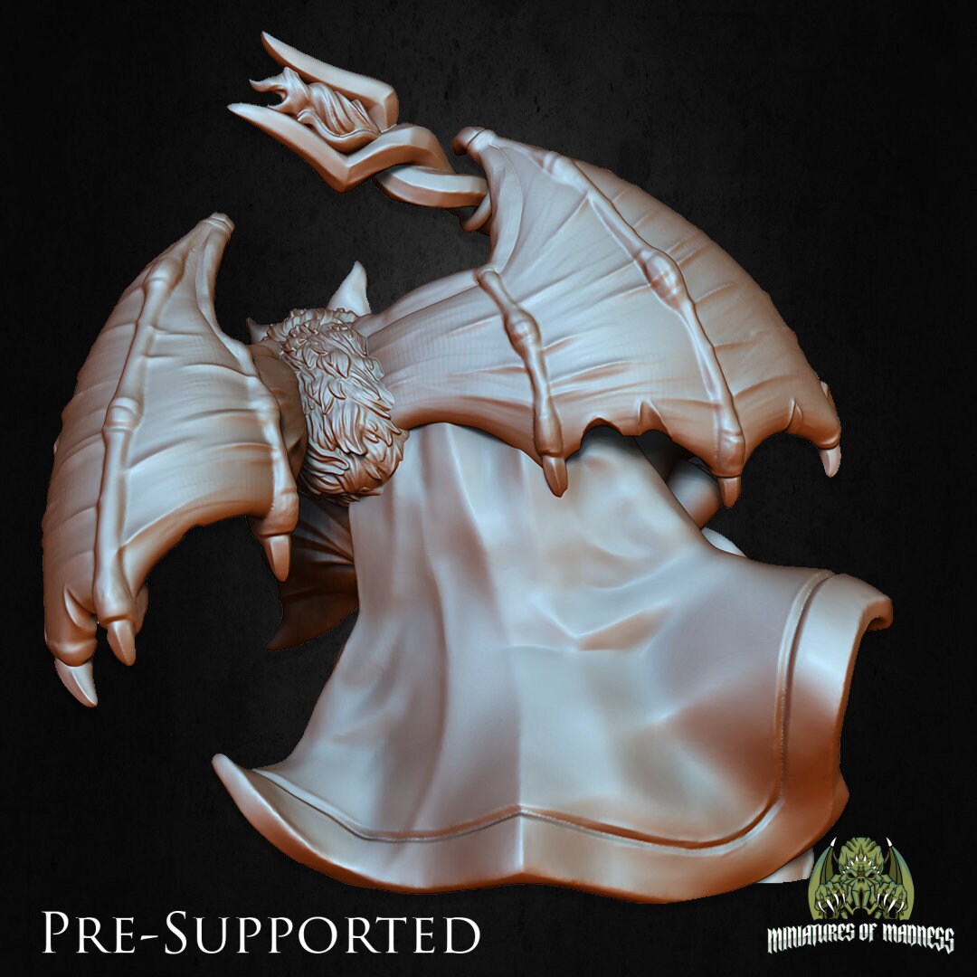 Dwarf Wizard, Abraham Blackmist The Overlord | Miniatures of Madness