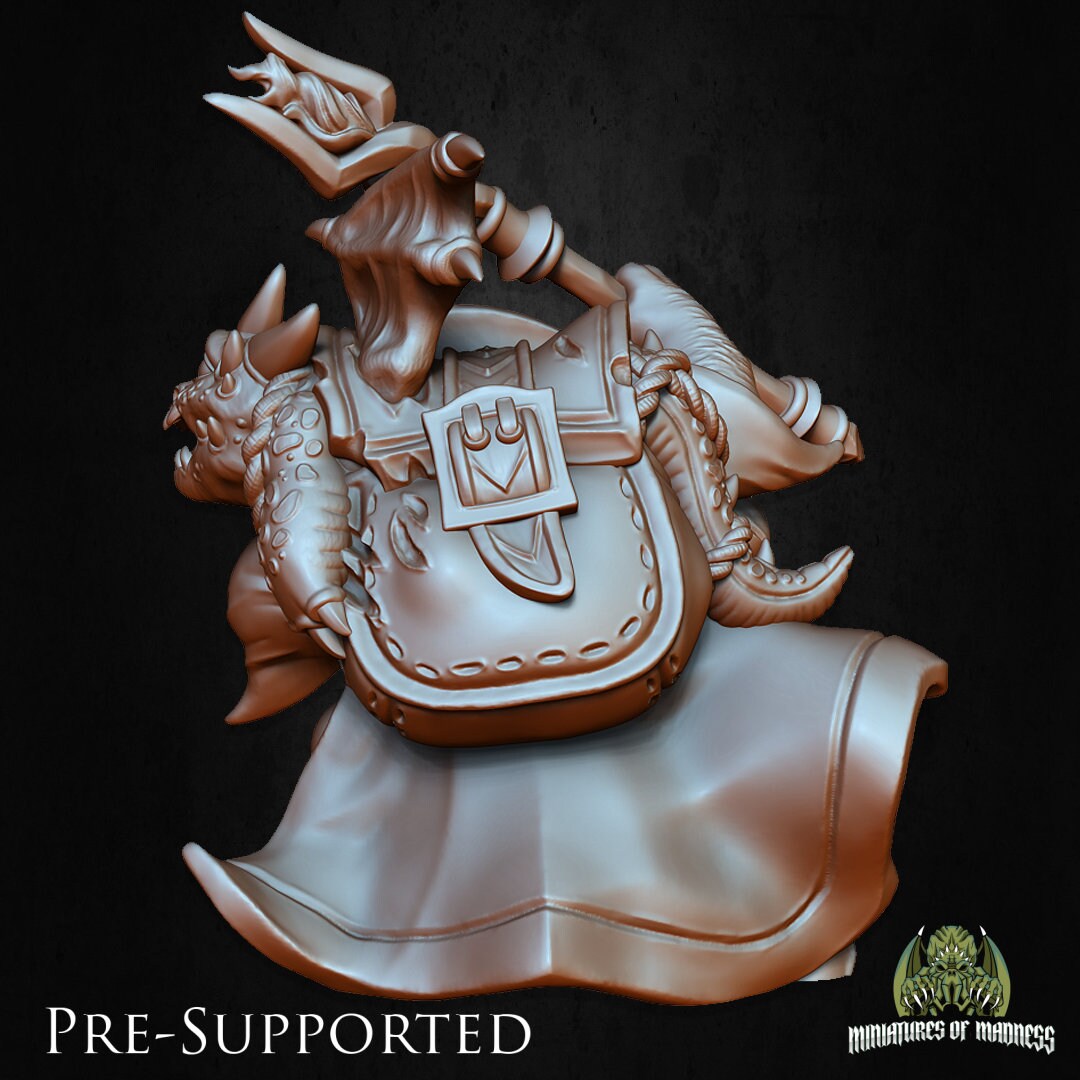Dwarf Wizard, Abraham Blackmist The Overlord | Miniatures of Madness