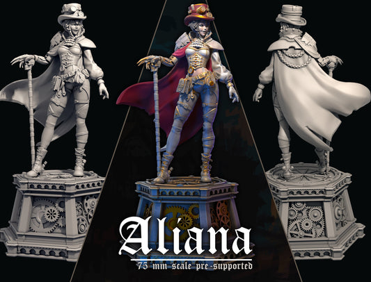 Aliana, the Time Traveler | 75mm Scale | Dungeons and Maidens