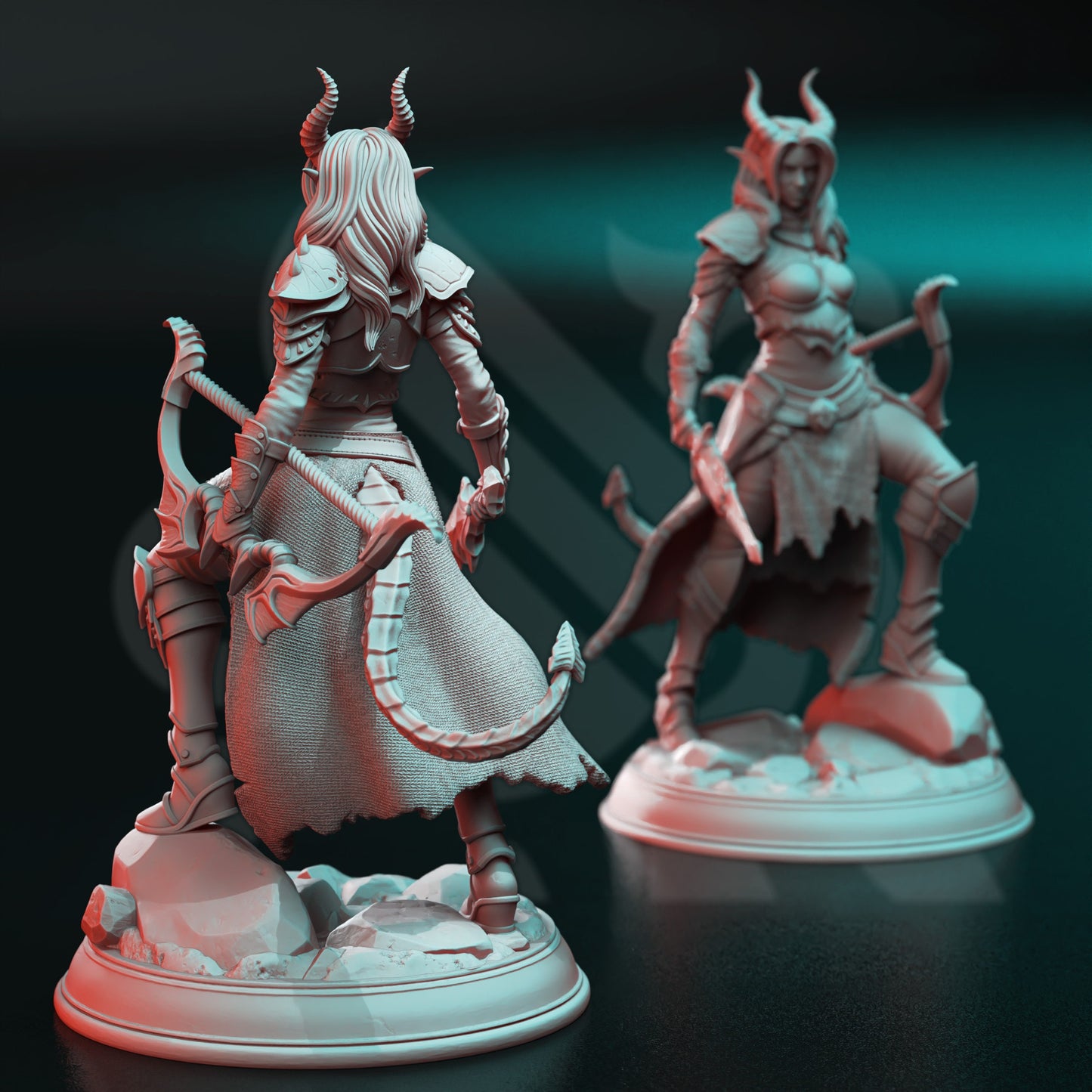 Female Tiefling Ranger, Elkava of the Sixth | Beyond Heaven & Hell | DM Stash