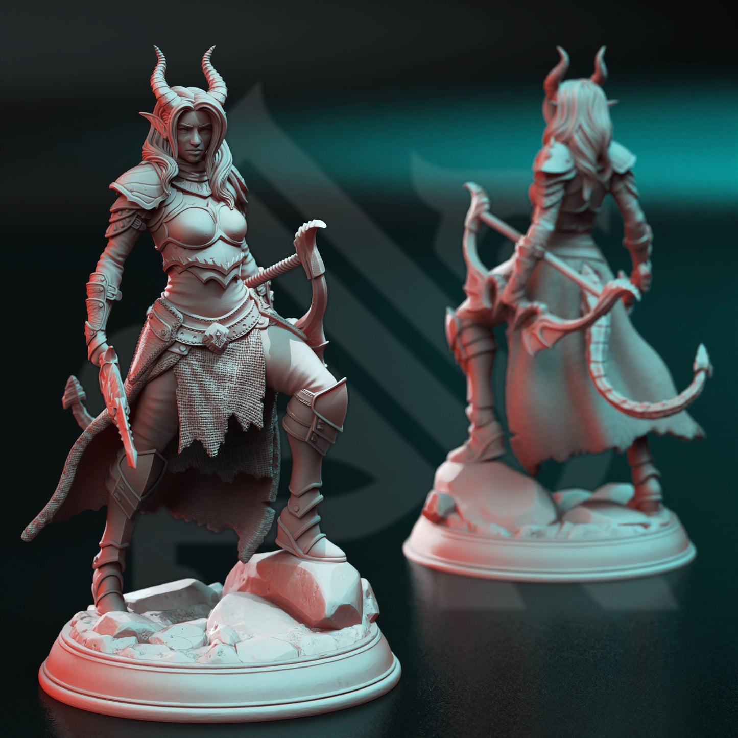 Female Tiefling Ranger, Elkava of the Sixth | Beyond Heaven & Hell | DM Stash