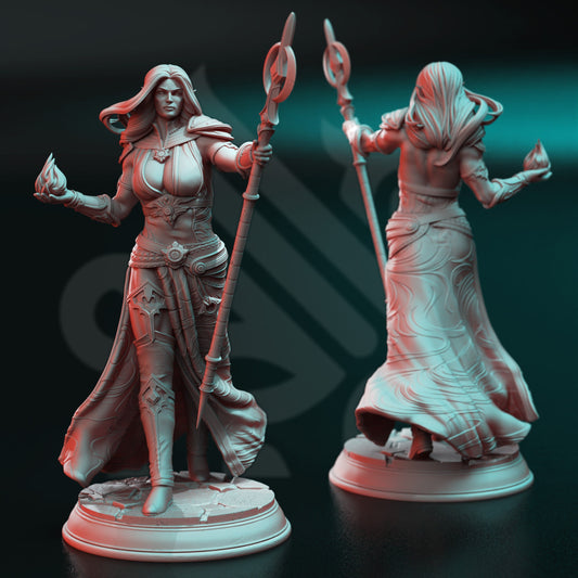 Female Elf Wizard, Harmara | Beyond Heaven and Hell | DM Stash