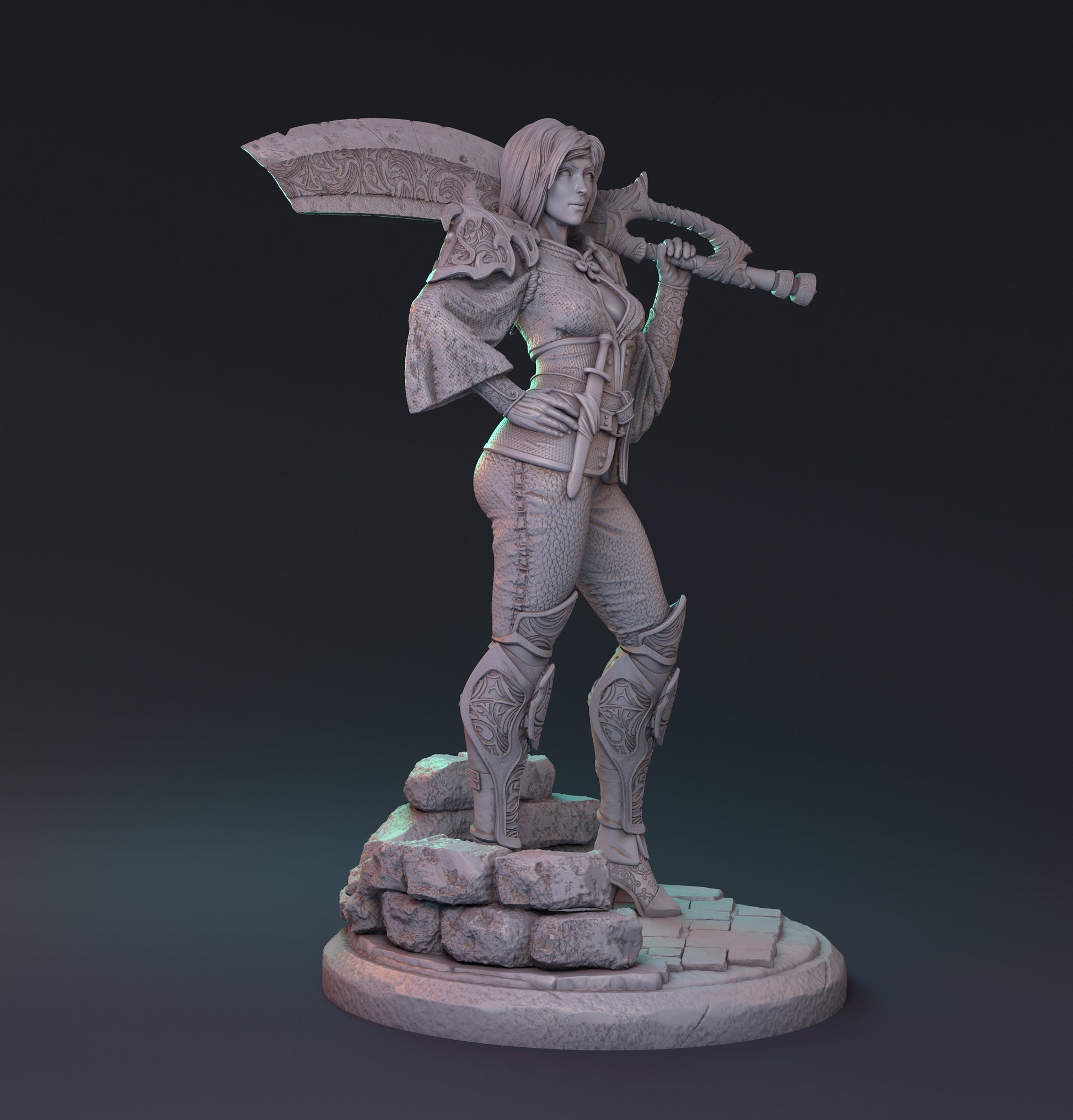 Female Fighter, Jack Vimes| Angulayas | MythReal Games