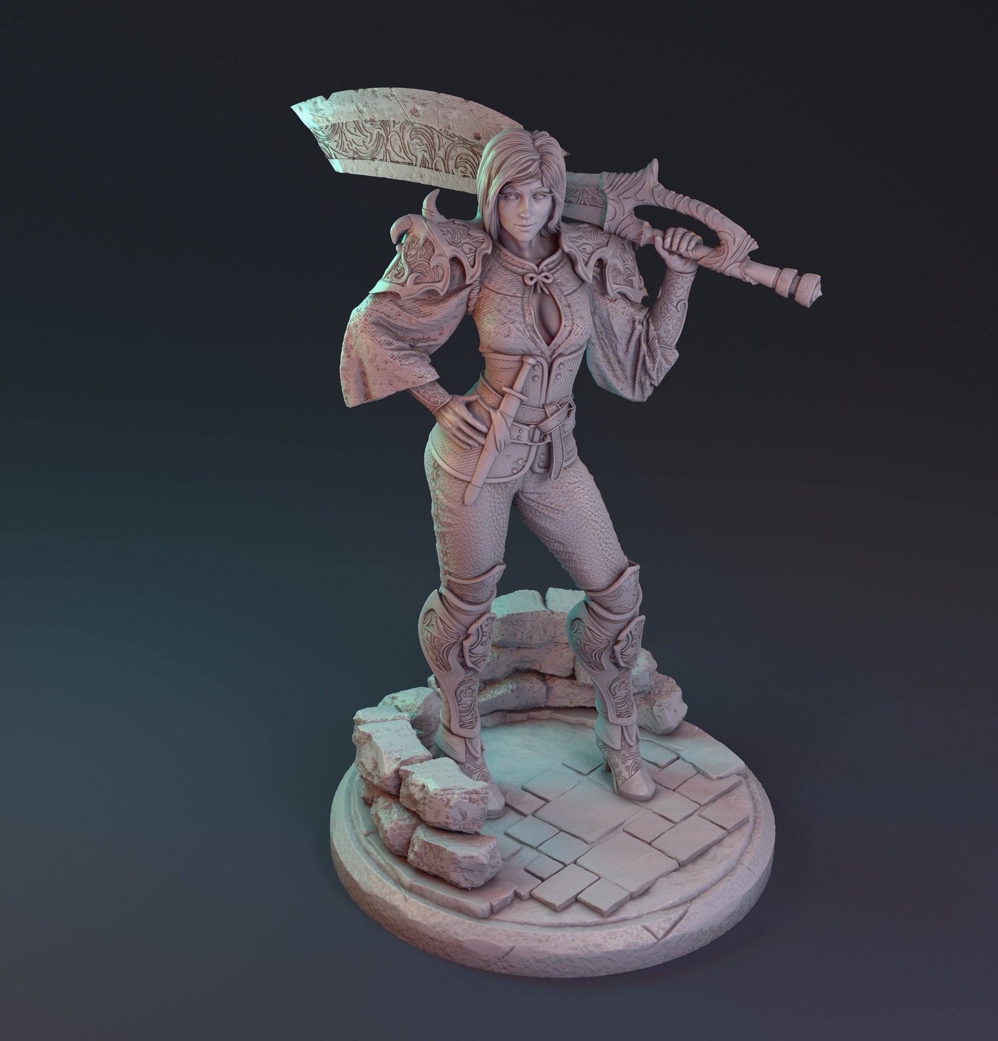 Female Fighter, Jack Vimes| Angulayas | MythReal Games