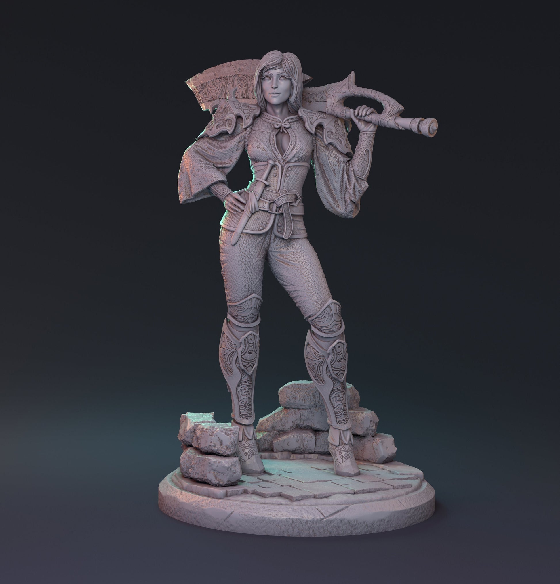 Female Fighter, Jack Vimes| Angulayas | MythReal Games