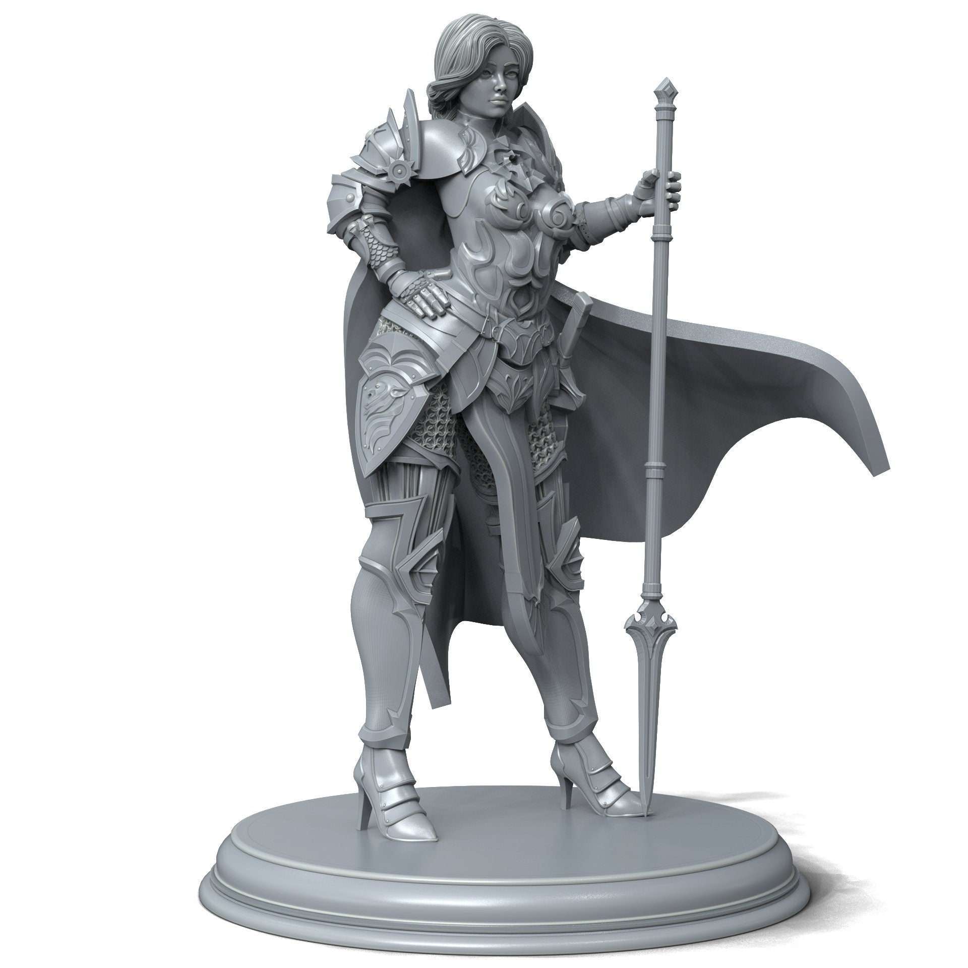 Tiana - Paladin of Justice | FireForge Studio
