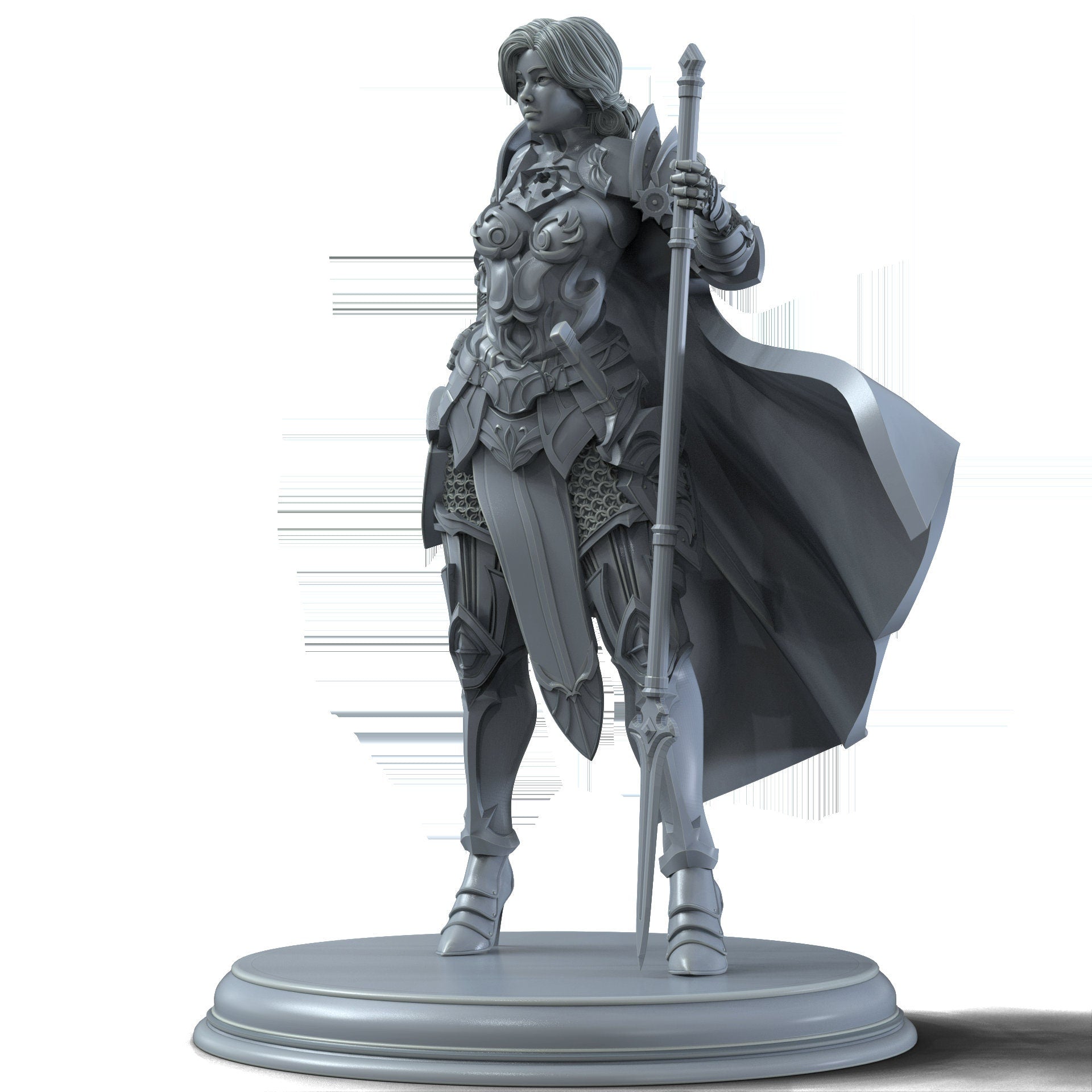 Tiana - Paladin of Justice | FireForge Studio