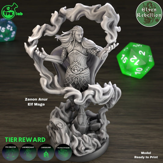 Elf Mage, Zenon | Elven Rebellion | TPK Lab