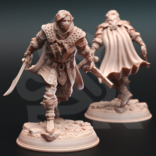 Derrick the Fin - Human Bandit Rogue | Adventure Calls | DM Stash